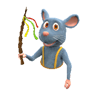 animovaná myška