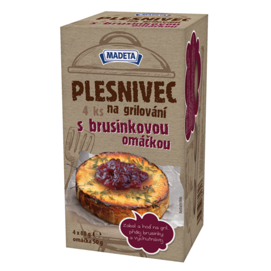 Plesnivec s brusinkovou omáčkou