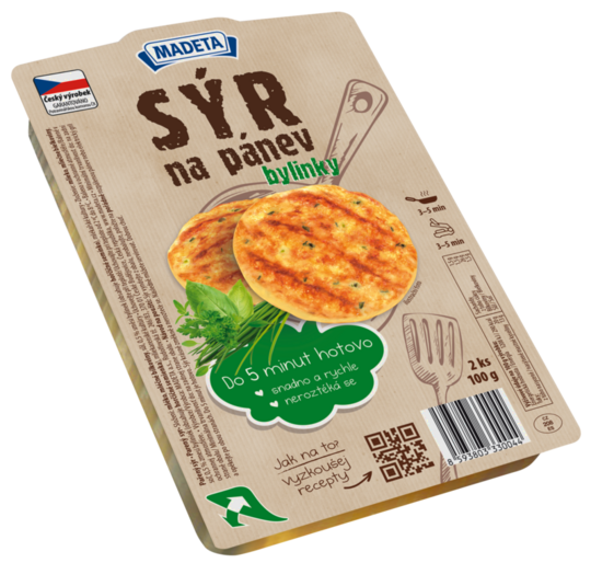 Sýr na pánev bylinky