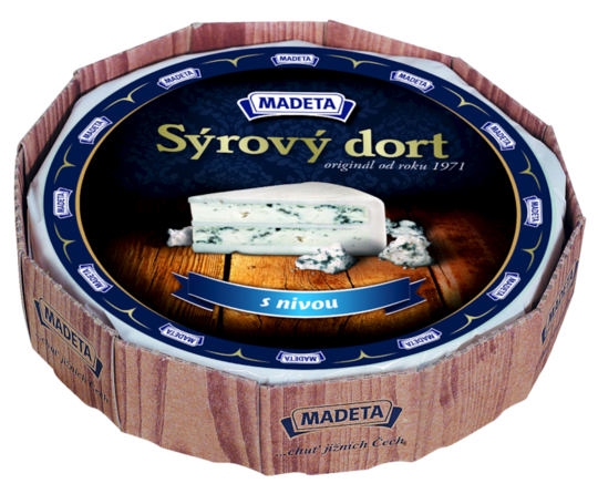 Sýrový dort s nivou 55%