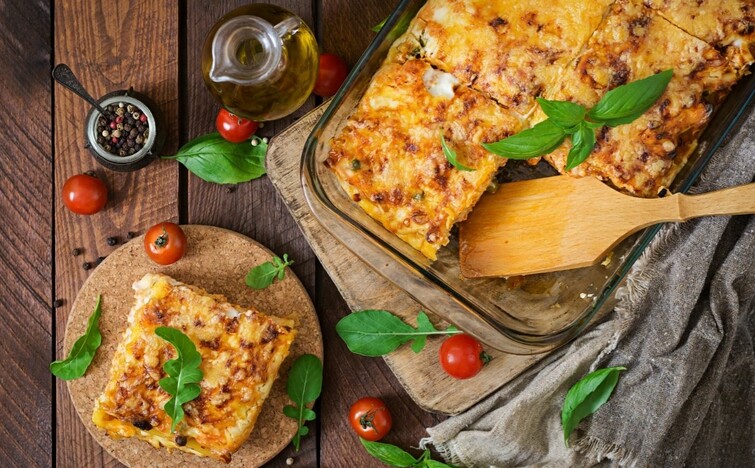 Lasagne s Tylžským sýrem